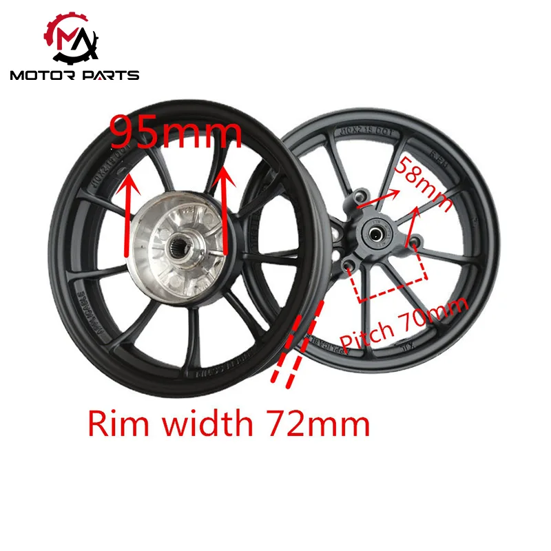 Honda DIO50 motorsykkel hjulnav